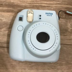 Blue Instax Mini 8 with 2 packs of Film